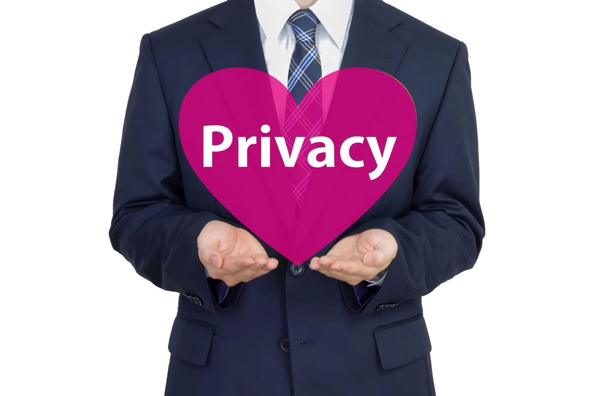 PRIVACYを持つ営業マン